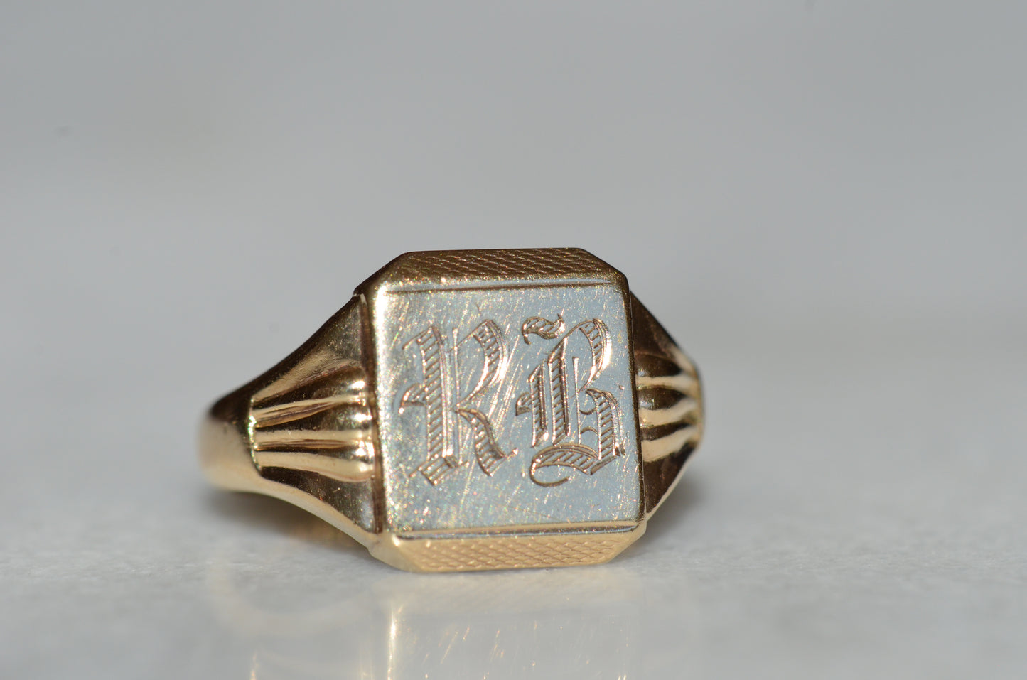 Bold Vintage Signet Ring RB